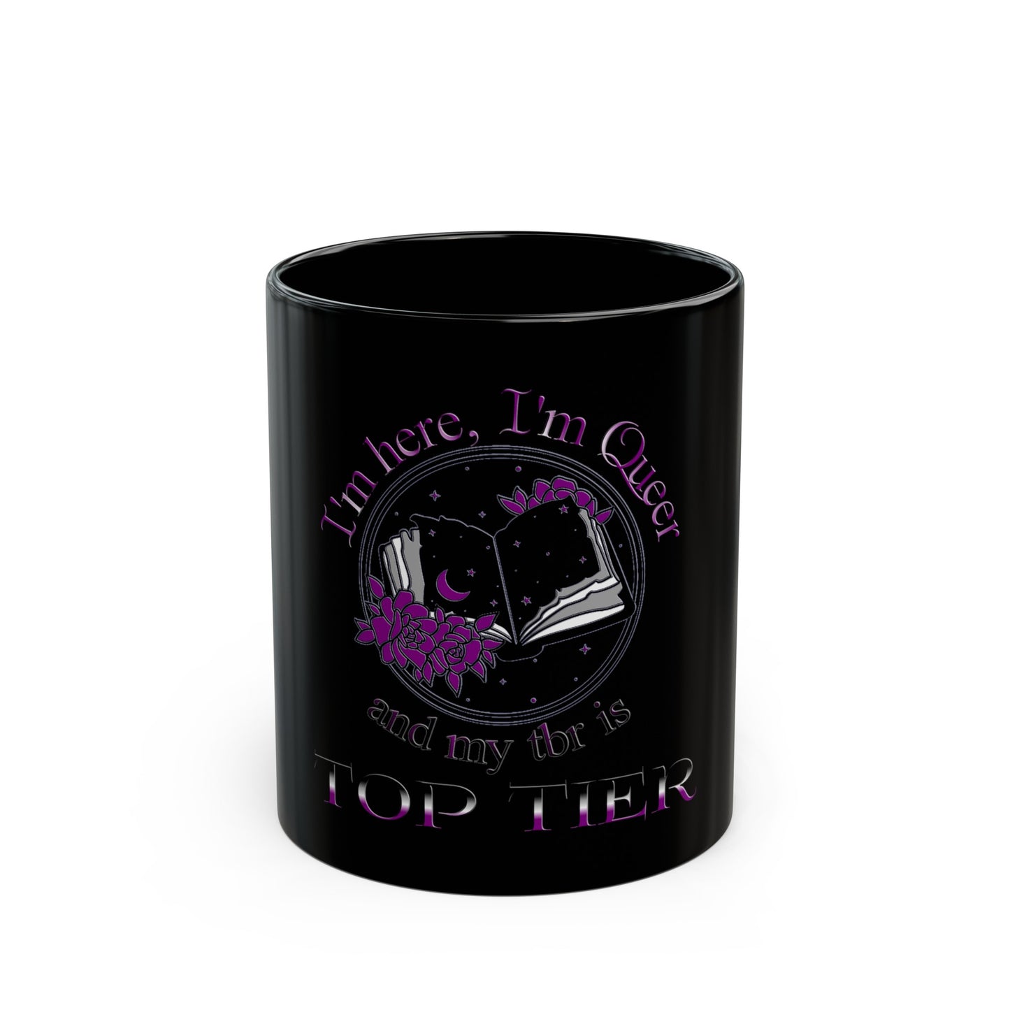 Top Tier TBR - Ace Pride - Black Mug (11oz, 15oz)