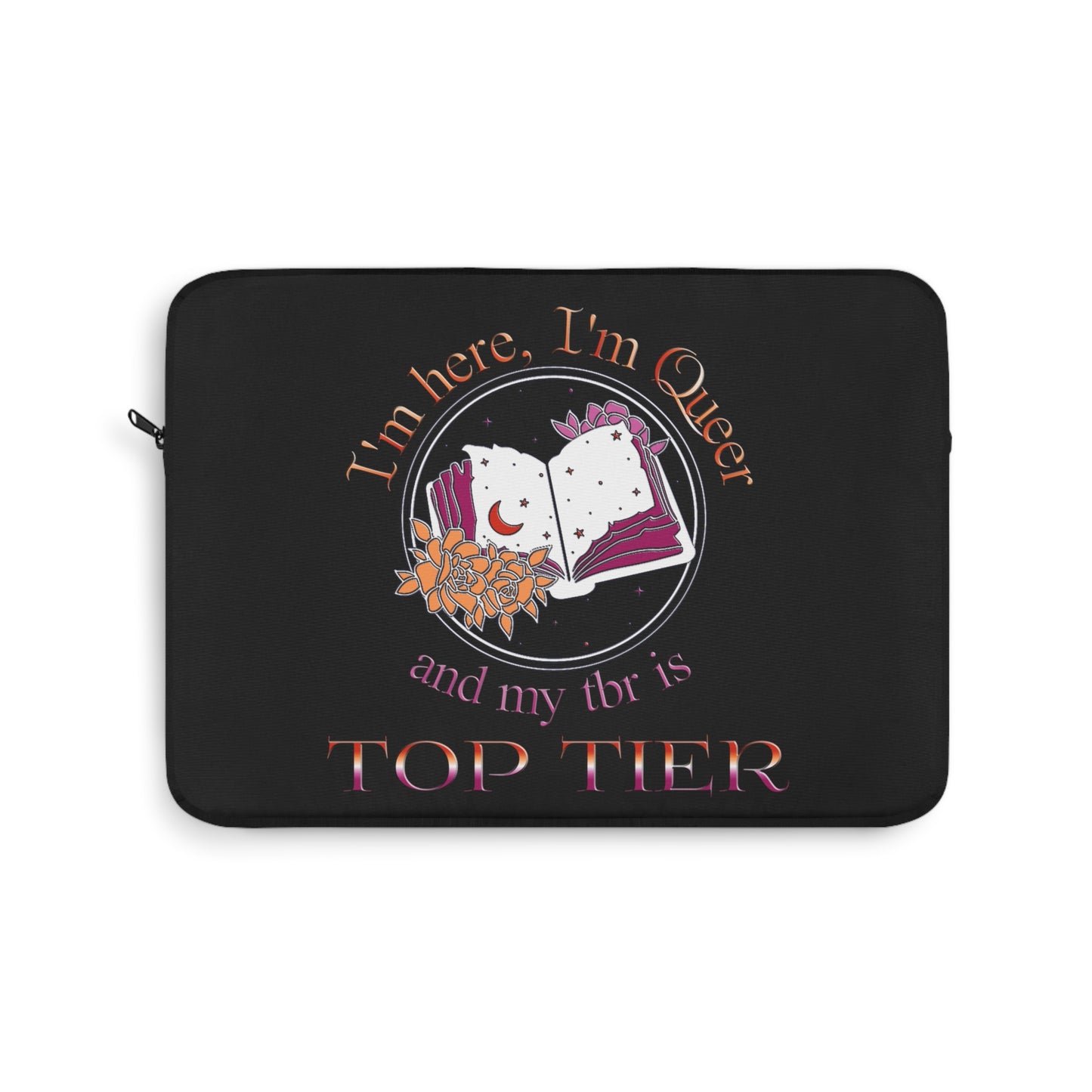 Top Tier TBR - Lesbian Pride - Laptop Sleeve