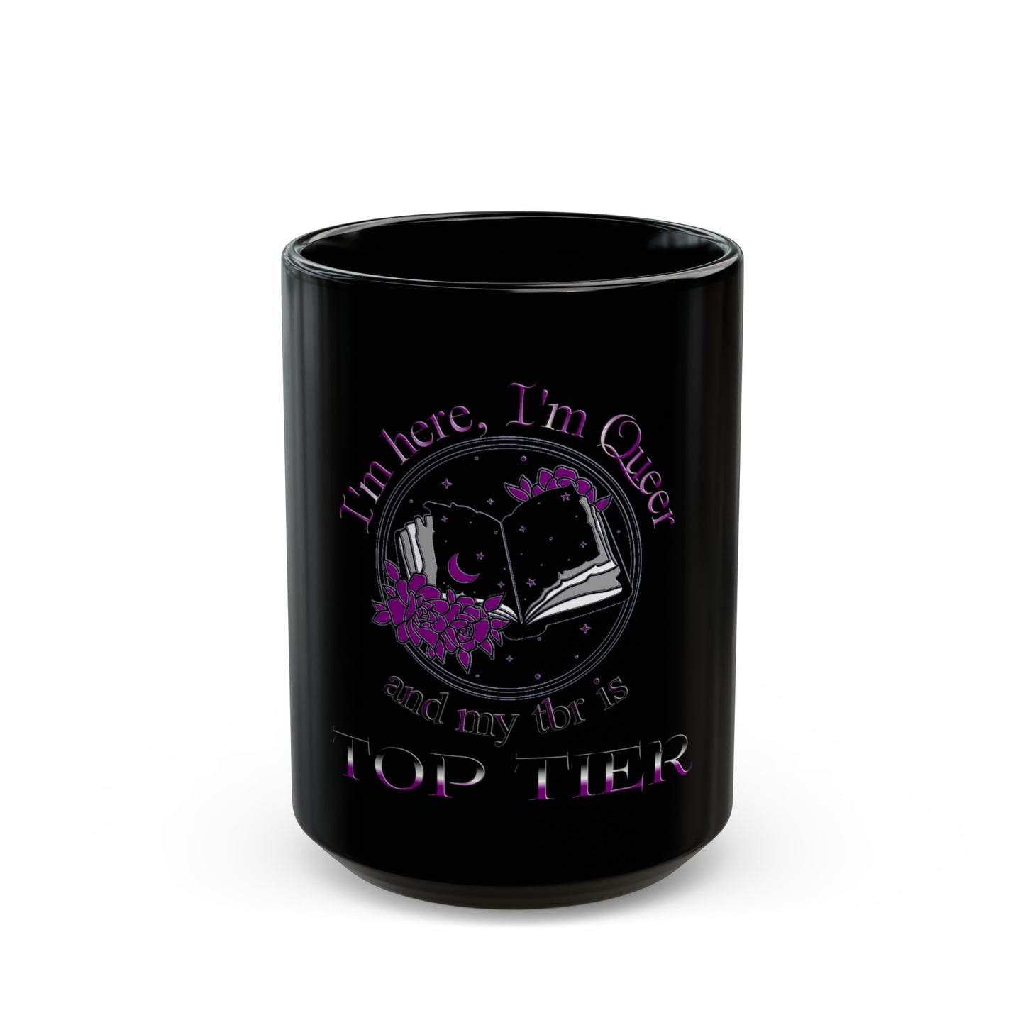 Top Tier TBR - Ace Pride - Black Mug (11oz, 15oz)