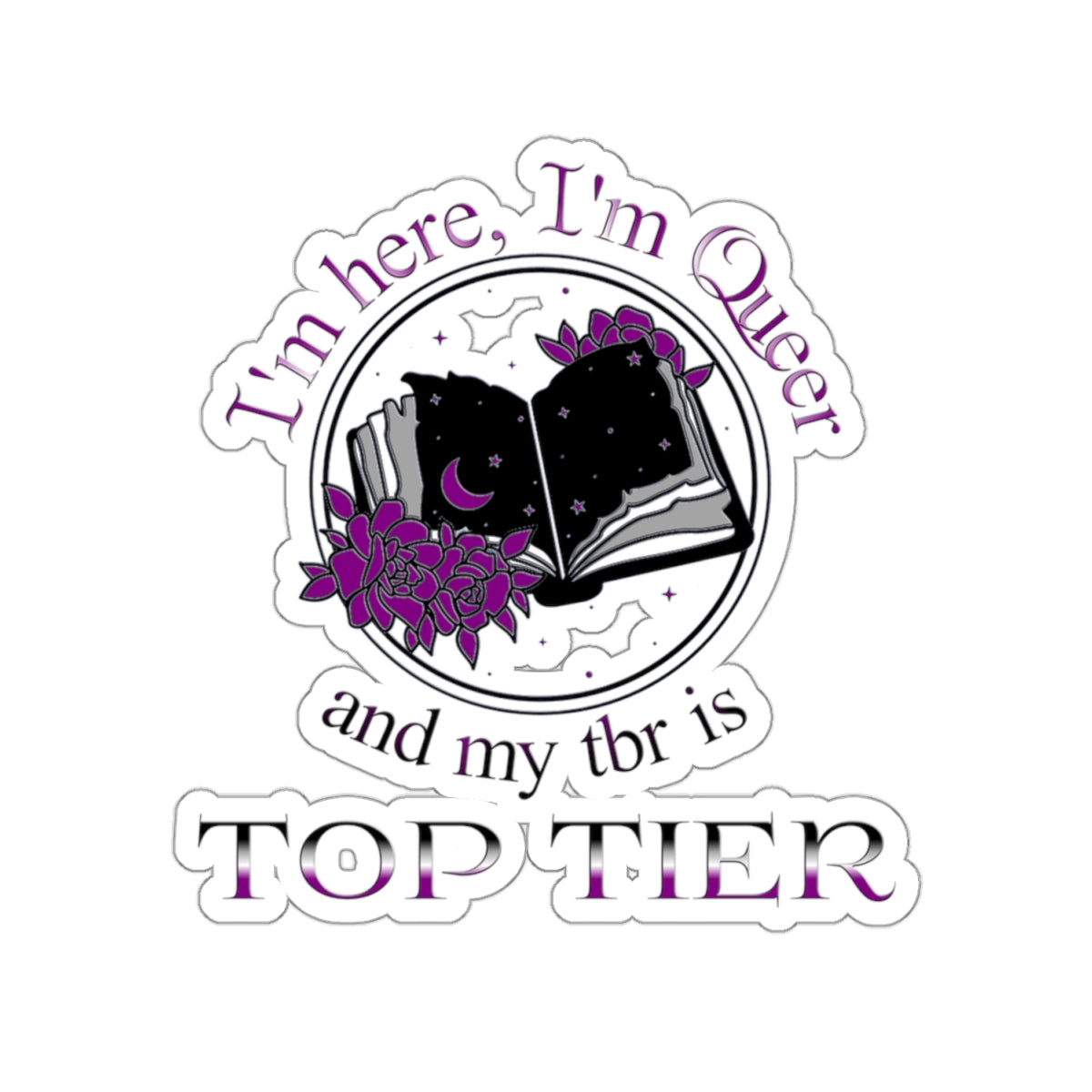 Top Tier TBR - Ace Pride - Kiss-Cut Stickers