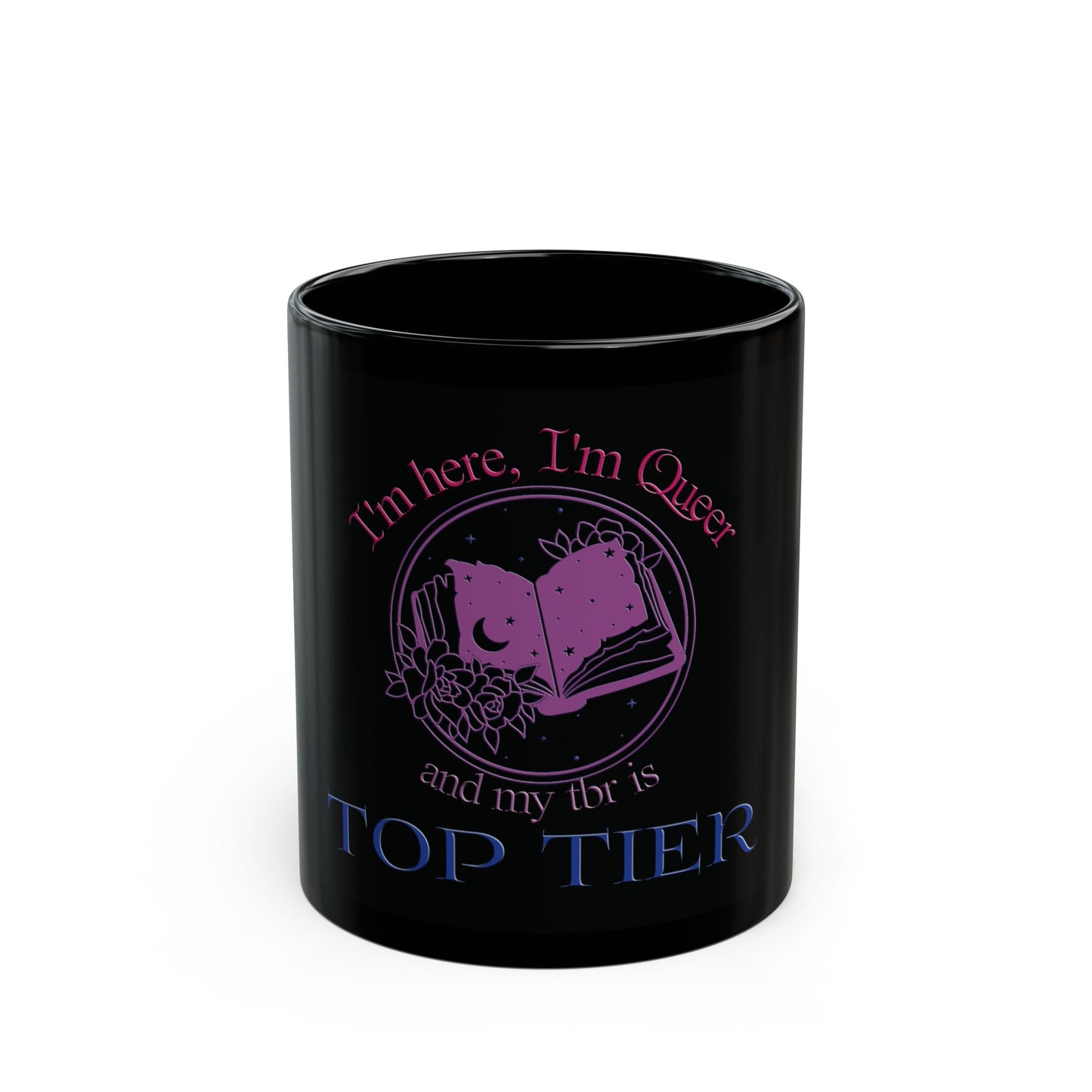 Top Tier TBR - Bi Pride - Black Mug (11oz, 15oz)