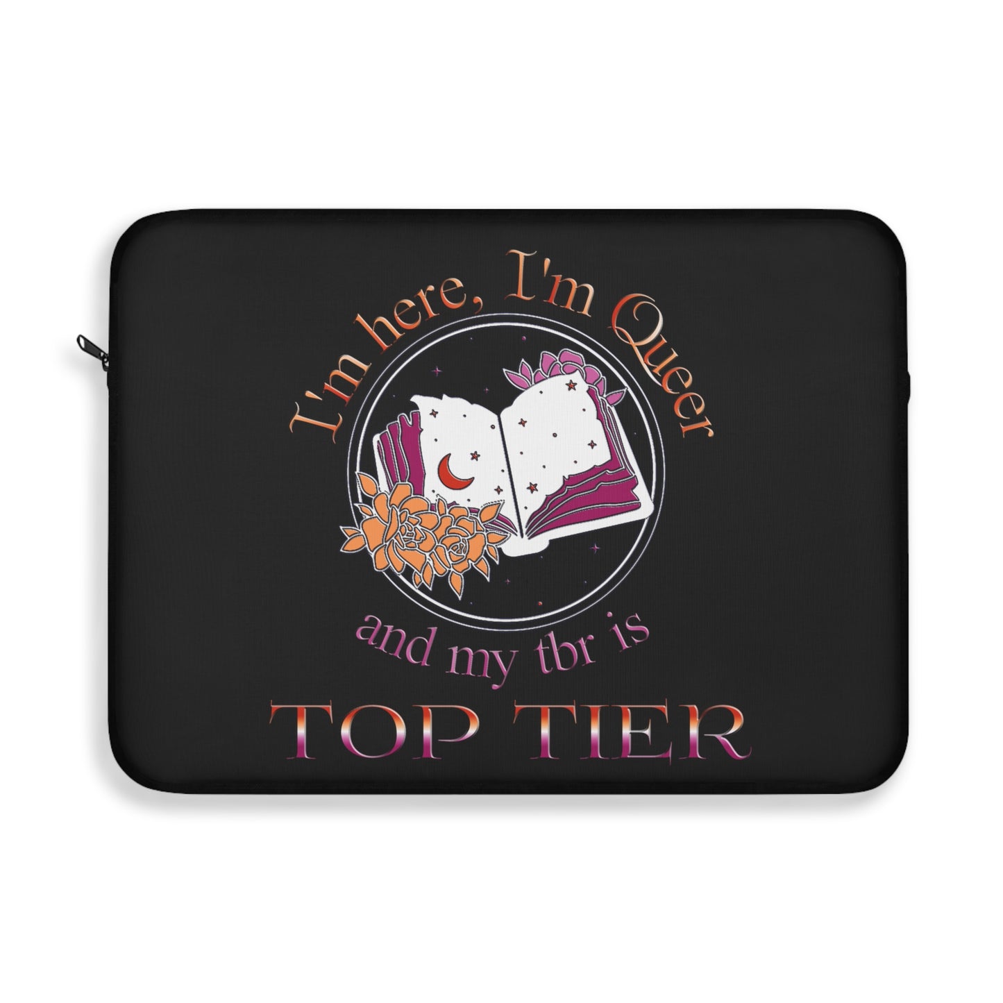 Top Tier TBR - Lesbian Pride - Laptop Sleeve