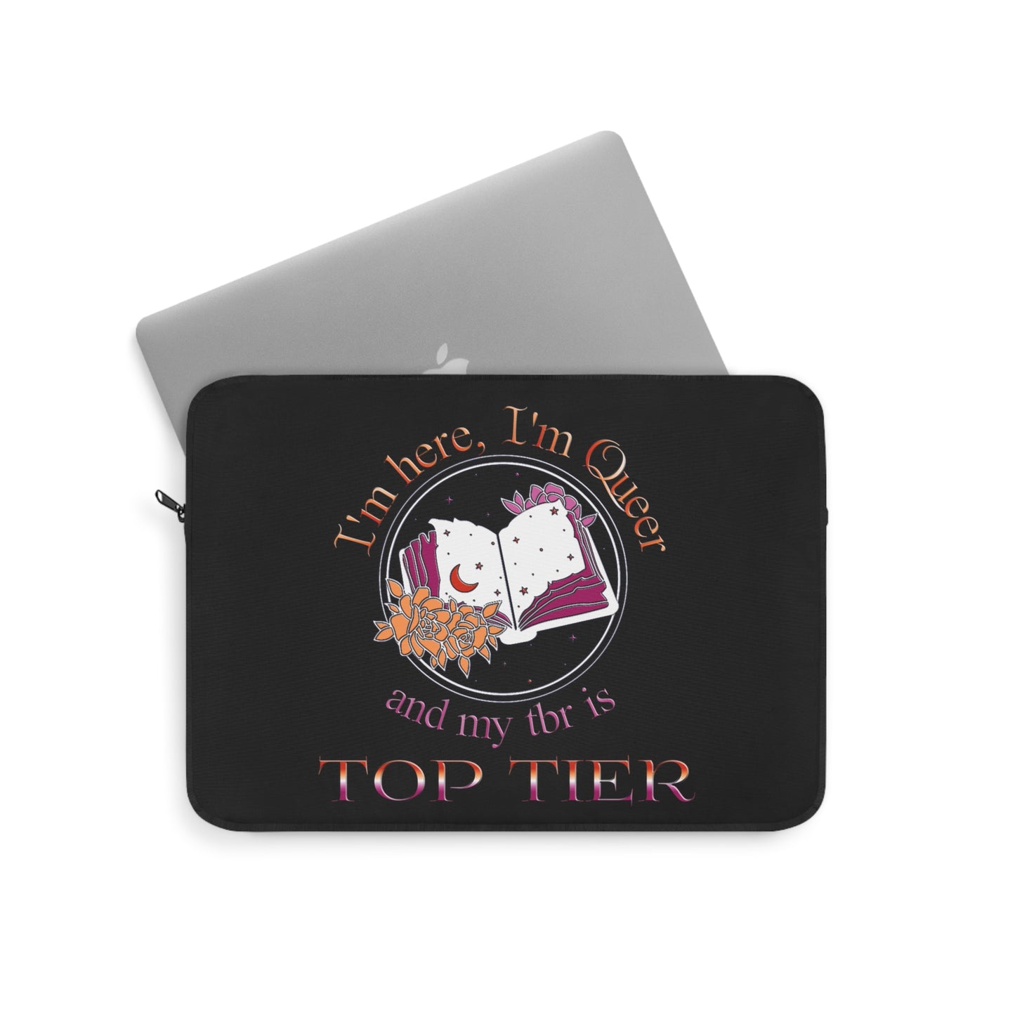 Top Tier TBR - Lesbian Pride - Laptop Sleeve