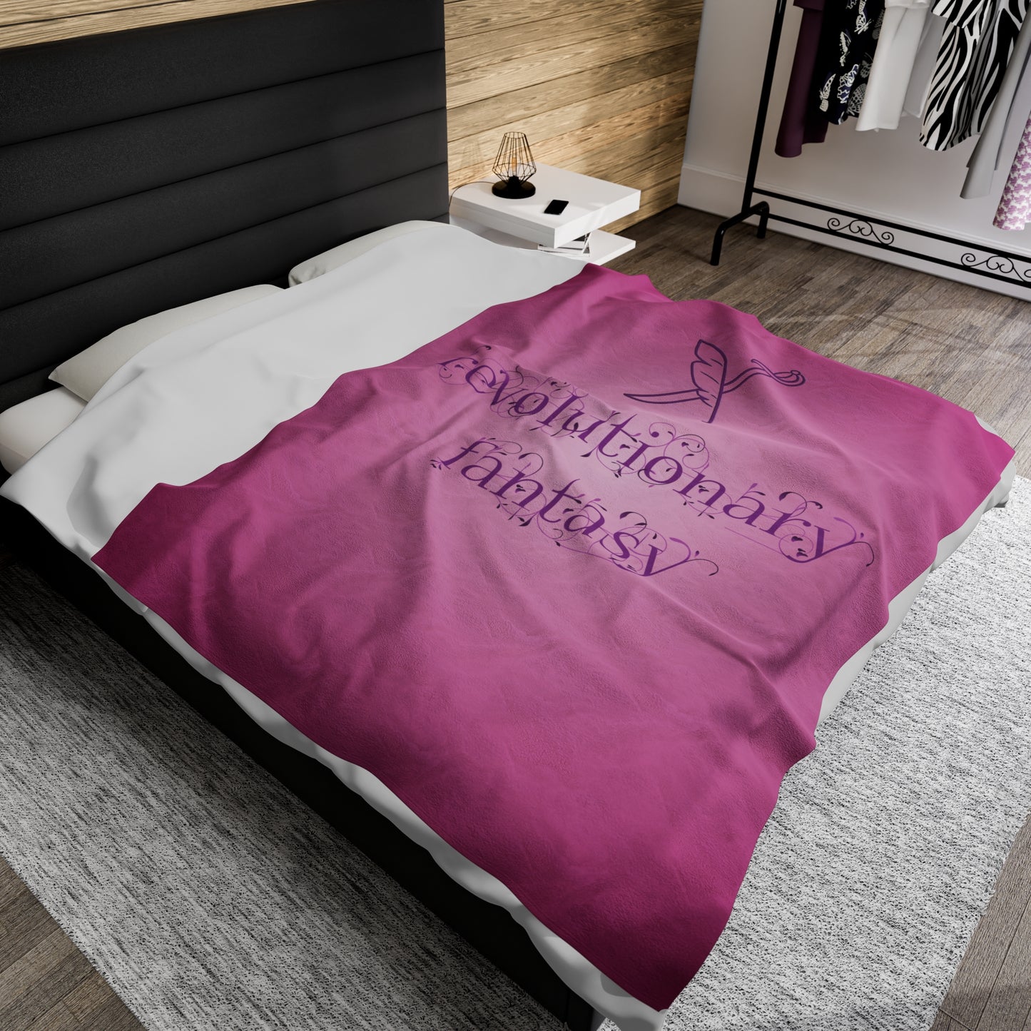 Revolutionary Fantasy - Velveteen Plush Blanket