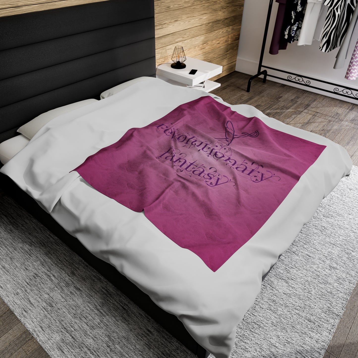 Revolutionary Fantasy - Velveteen Plush Blanket