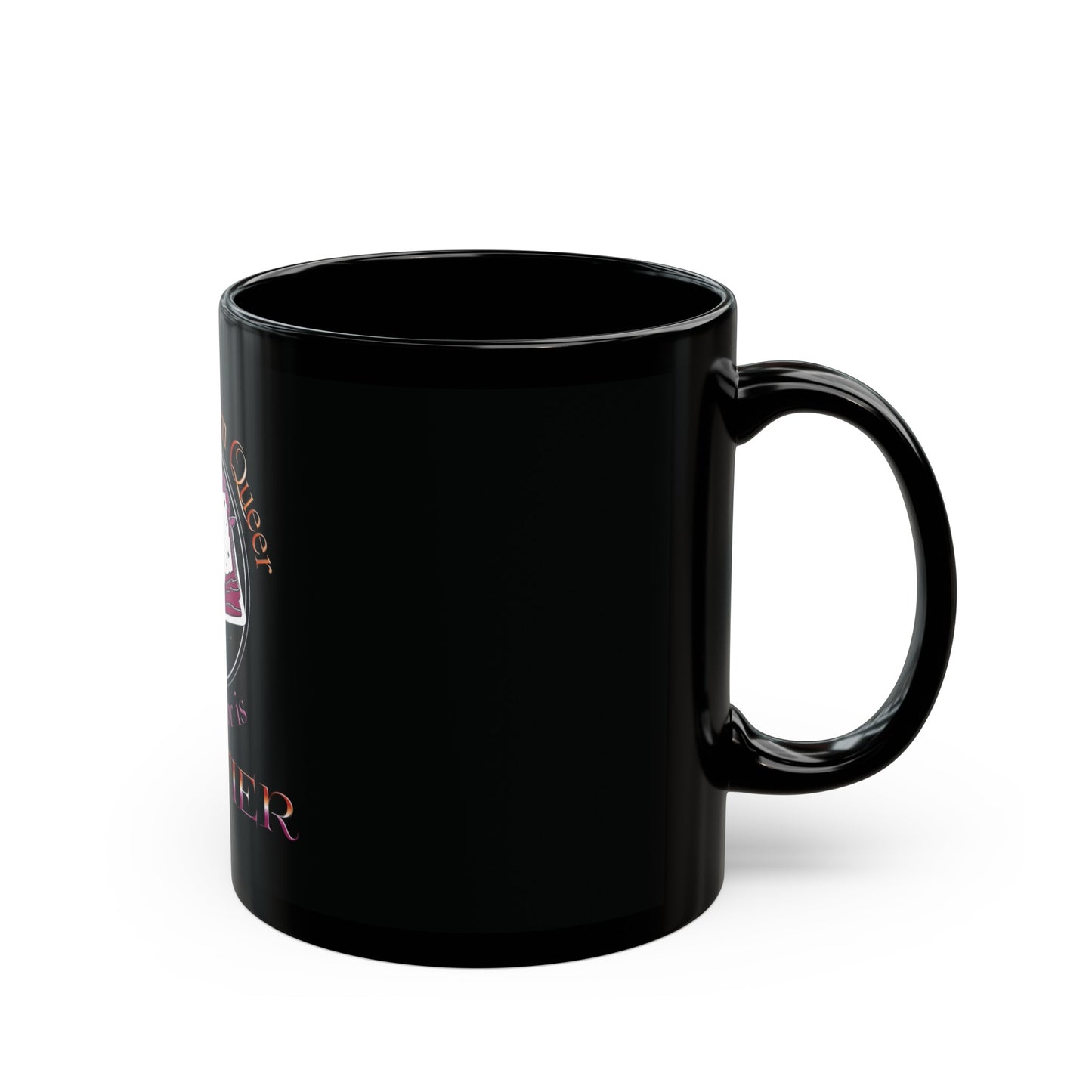 Top Tier TBR - Lesbian Pride - Black Mug (11oz, 15oz)