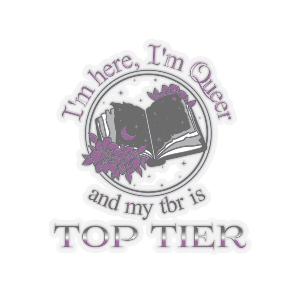 Top Tier TBR - Ace Pride - Kiss-Cut Stickers