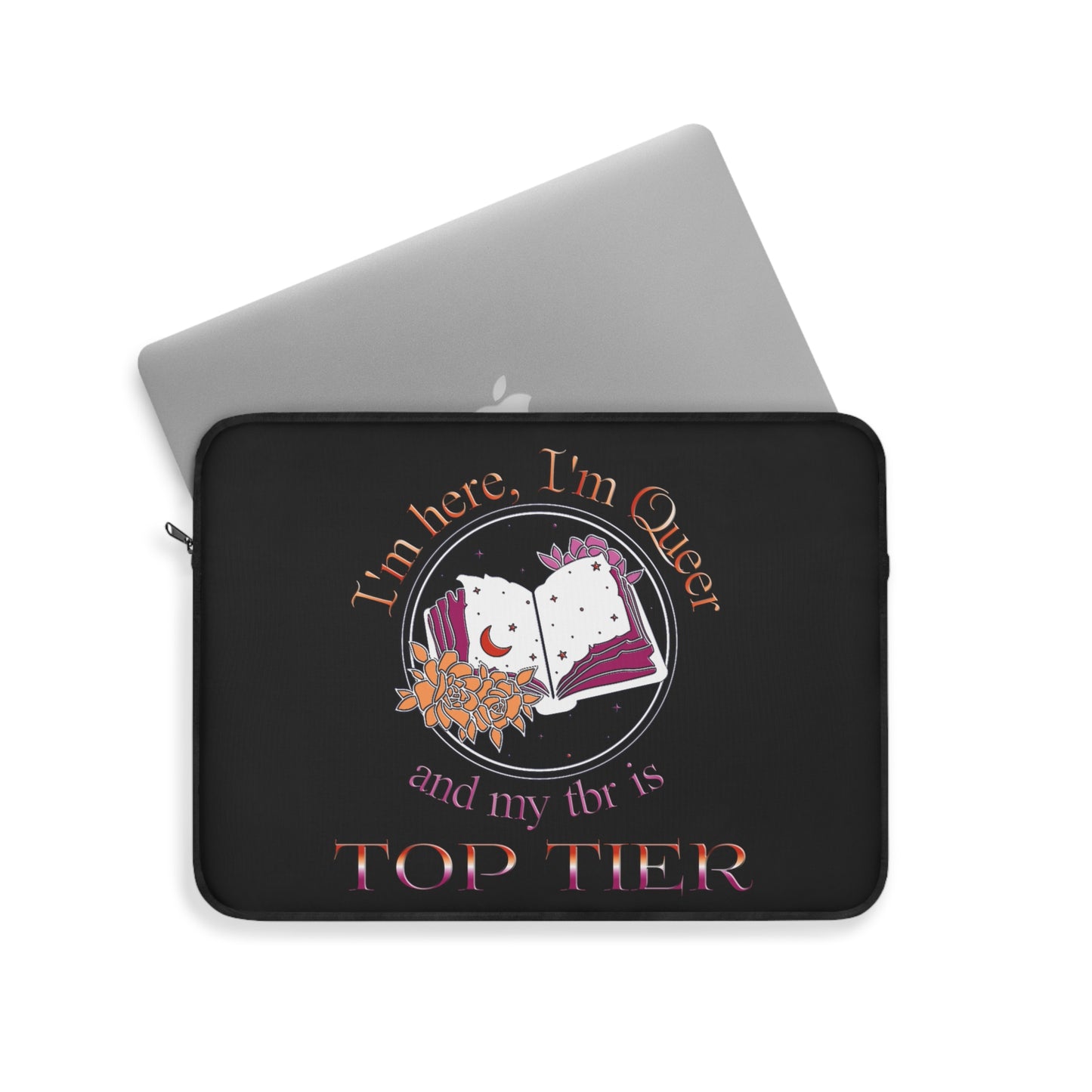 Top Tier TBR - Lesbian Pride - Laptop Sleeve